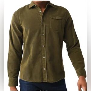 Johnnie-O NWT Kodiak Button Down Shirt Olive Men’s Size S
